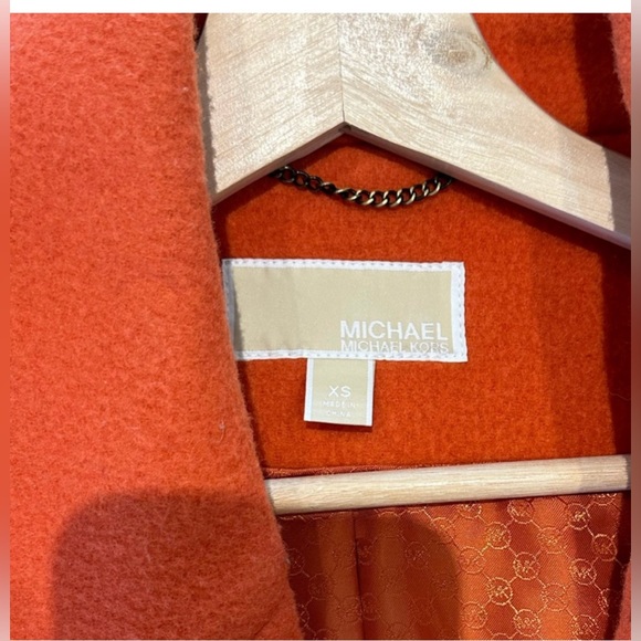 EUC MICHAEL KORS Wool Blend Oversized Double Breasted Peacoat - Picture 3 of 6